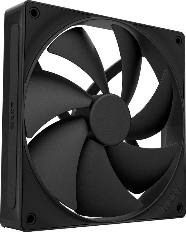 NZXT F140P - Ventilatorhuis - 140mm - 93.20 cfm - 500 - 1700 rpm - 30.0 dBA - 4-pin PWM - FDB - zwart