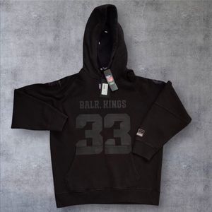 NFL x Balr Washed Box Hoodie Black Size M