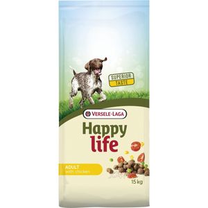 Happy Life Adult - Kip - Hondenvoer - 15 kg