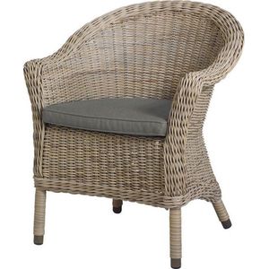 4 Seasons Chester tuinstoel wicker licht bruin