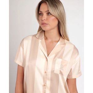 Luxe Satijnen Pyjamaset (Champagne)