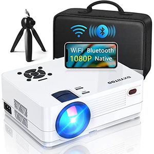 Full HD Projector met Wifi en Bluetooth - Ideaal voor Buitenfilms en Thuisbioscoop