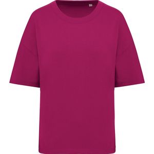 Native Spirit Ecologisch oversized dames-T-shirt NS313 - Cherry Purple - XXS/XS