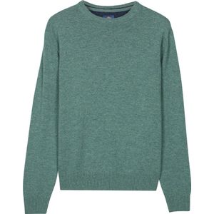 Baileys – Heren – Gebreide Pullover – Ronde hals – Regular fit – Trui – Donkergroen - 520092-735