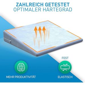 Wigkussen voor Stoelen met Ademend en Antislip Fluwelen Hoes - Comfortabel Zitkussen voor Auto en Bureaustoel