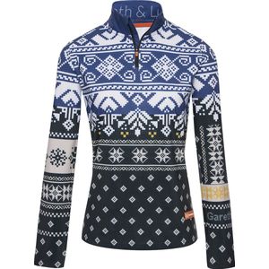 Gareth & Lucas Skipully The Ninety - Dames S - 100% Gerecycled Polyester - Midlayer Sportshirt - Wintersport