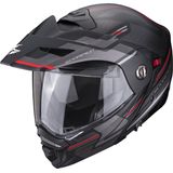 Scorpion - ADX-2 Carrera - Helm - Mat Zwart-Rood