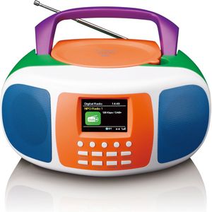 LENCO SCD-861KIDS - Draagbare DAB+/FM Radio - Bluetooth - CD-Speler - Kleurendisplay