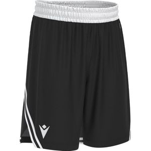 Macron Kansas Eco Basketbalshort Heren - Zwart / Wit | Maat: XS