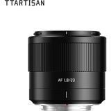 TTArtisan - AF 23mm F1.8 - Objectief - Zwart - Fuji X-vatting