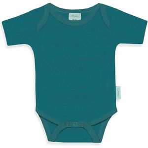 Funnies Uniline Romper | Lake Green | 100% katoen | korte mouw | maat 62-68