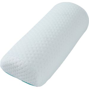 New Bed Viscoelastic Bolster Pillow with Machine Washable and Removable Cover 41L x 17B x 9H cm