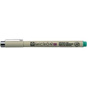 Sakura Pigma Micron 08 pen groen