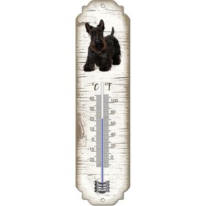 Thermometer: Schotse Terriër | Hondenras | Temperatuur binnen en buiten | -25 tot +45C