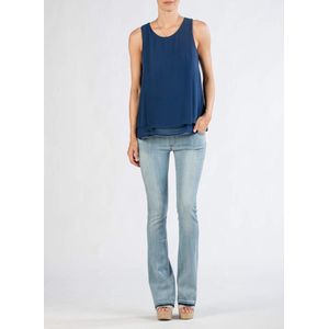 Attesa Broek Zampa Flaire Jeans Blauw maat XS