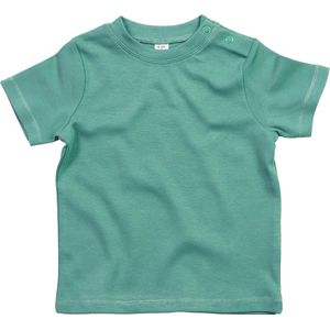 BabyBugz - Baby T-Shirt - Sagegroen - 100% Biologisch Katoen - 50-56