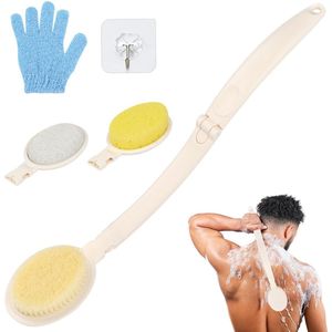 3-in-1 Badborstel - Opvouwbaar - Set van 1 - Hoogwaardige materialen