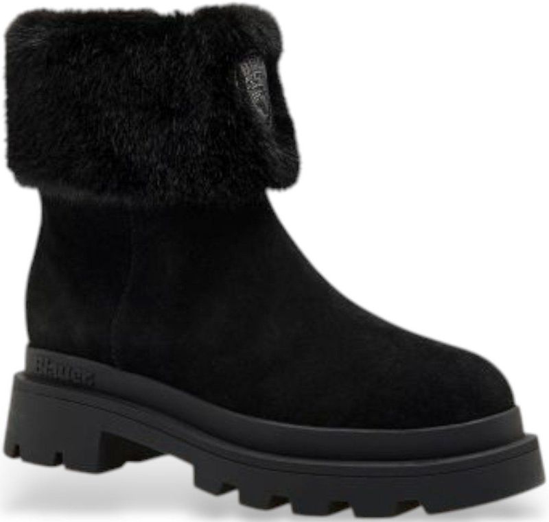 Blauer - F5KIMMEL10 - Enkellaarsjes - Beige - Leer - Plat