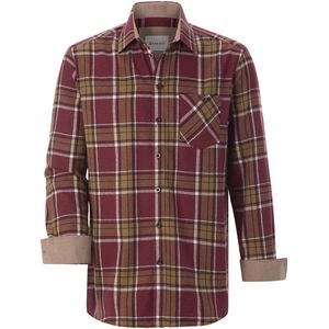 Babista - SALTINORA - Overhemd - Donkerrood - Flanel - Katoen