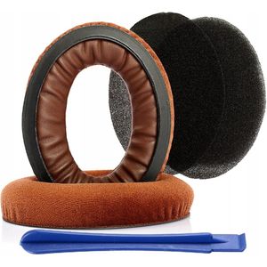 Velours Oorkussens voor Sennheiser HD515, HD598, HD599 - Bruin