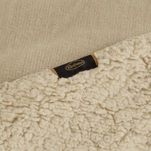 Dubbelzijdige Microvezel Plaid - Zacht & Warm - Beige - 150x200cm