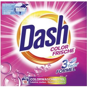 Dash - Wasmiddel - Waspoeder - Color Frische - 18wb/1,17kg