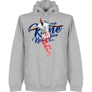 Harry Kane Engeland Script Hoodie - Grijs - XL