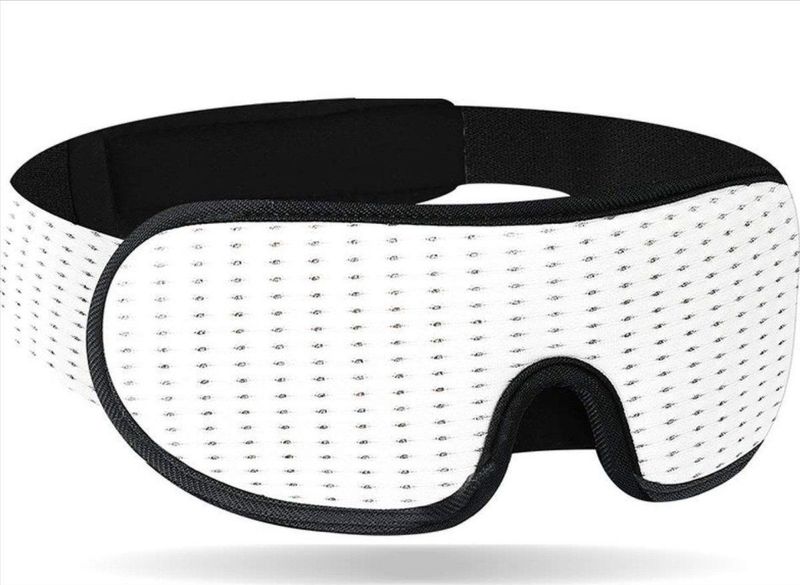 *** Luxe Slaapmasker - 100% Verduisterend - 3D Ademend Traagschuim - Wit wordt: Ontdek het Luxe Slaapmasker - 100% Verduisterend - 3D Ademend Traagschuim - van Heble® ***