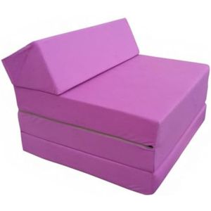 Vouwmatras - Vouwmatras 1 Persoons - Logeermatras Opvouwbaar - Opvouwbare Matras 1 Persoon - Roze - 200 x 70 x 10 CM