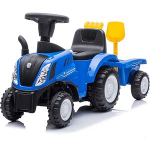 New Holland T7 Loopauto Tractor - Met Aanhanger - 1 tot 3 jaar - Blauw