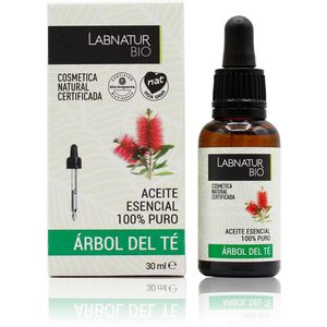 100% Pure Tea Tree Olie - Labnatur Etherische Olie - Huid- en Haarverzorging - Antibacterieel - Acne Roos Luizen - 30 ml