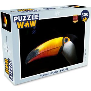 Puzzel Toekan - Vogel - Snavel - Legpuzzel - Puzzel 500 stukjes