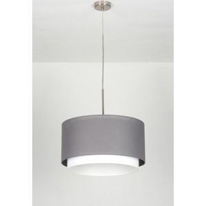 Lumidora Hanglamp 30400 - BERLIN - E27 - Grijs - Taupe - Textiel - ⌀ 47 cm