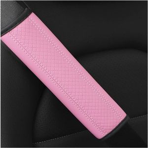 Gordelkussens auto - 2 stuks - Roze - Voor volwassenen, kinderen, vrouwen en mannen
