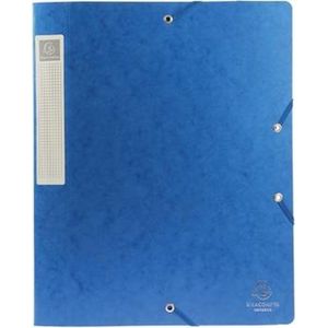 Exacompta Elastobox Cartobox rug van 4 cm blauw kwaliteit 7/10e