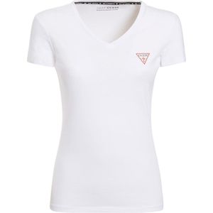 Guess - Vn Mini Triangel Dames T-Shirt - Wit