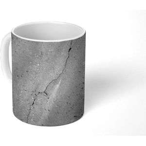 Mok - Koffiemok - Beton - Grijs - Ruig - Industrieel - Vintage - Mokken - 350 ML - Beker - Koffiemokken - Theemok