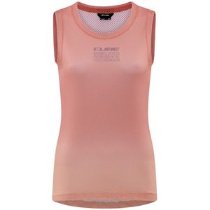 Cube - Mesh - Mouwloze Basislaag - Zwart