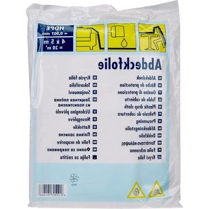 Afdekfolie Baumarkt - CE96902210 - afdekzeil HDPE - 20m2 - 7μ Afdekfolie