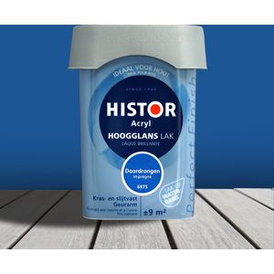 Histor Perfect Finish Lak Acryl Hoogglans 0,75 liter - Doordrongen