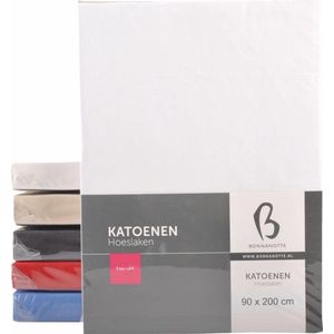 Bonnanotte Hoeslaken Katoen - Chinees Rood 180x220