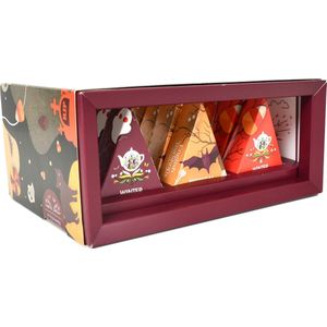 English Tea Shop - Theegeschenk - Biologisch - Halloween Giftbox Tea Selection - Thee cadeau - Thee geschenkset - Cadeaupakket - 12 piramidezakjes