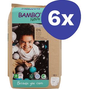 Bambo Nature Trainingsbroekje - XL - maat 6 (6x 18 stuks)