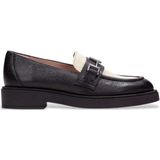 Hispanitas - CHI243614 - Leren Mocassins - Zwart - Plat - Casual