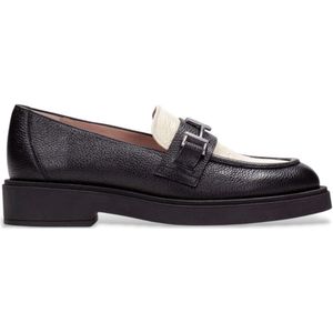 Hispanitas - CHI243614 - Leren Mocassins - Zwart - Plat - Casual