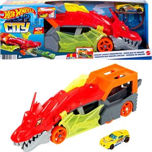 Hot Wheels City Dragon Launch Transporter - Hot Wheels Uitbreiding - Baandeel