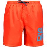 Superdry Broek Sportswear Logo 17 Swimshort M3010228a Py7 Hyper Fire Coral Mannen Maat - L