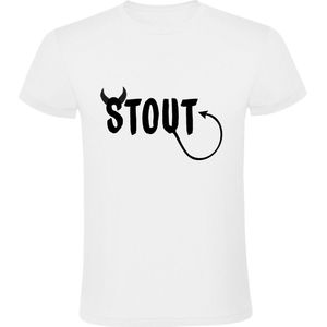 Stout Heren T-shirt - ondeugend - bad boy