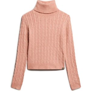 Superdry FITTED CABLE ROLL NECK JUMPER Dames Trui - Maat XL