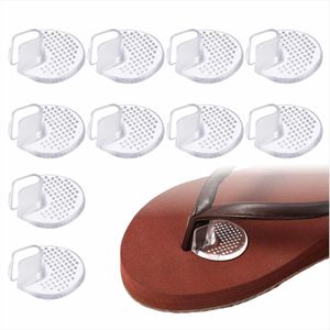 5 paar - siliconen gel teenbeschermers - teenslipper beschermer - antislip voorvoet kussentjes -voor sandalen, pantoffels - transparant
